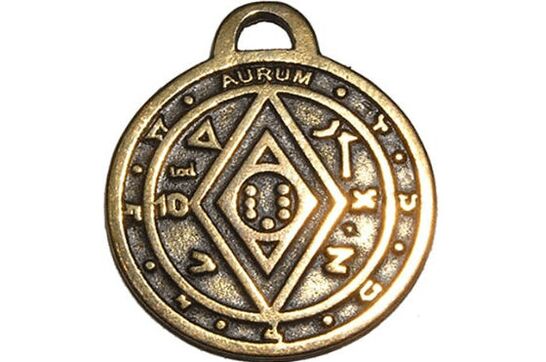 Coin amulet for good luck and money