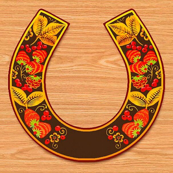 Horseshoe is a symbol of good luck and wealth