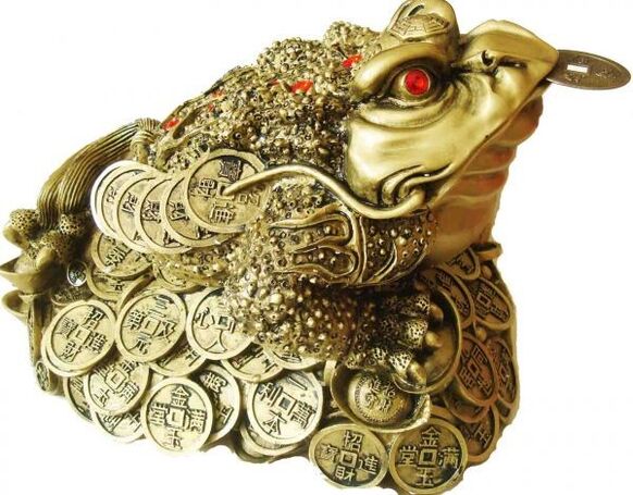 The three-legged frog will attract stable money and good luck into your home.