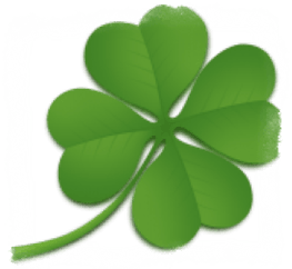 Four leaf clover is a symbol of good luck